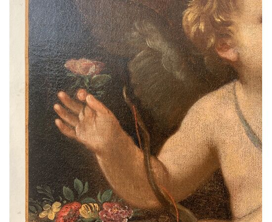 Cerchia di Guido Reni (Bologna 1575 - Bologna 1642) - Cupido.