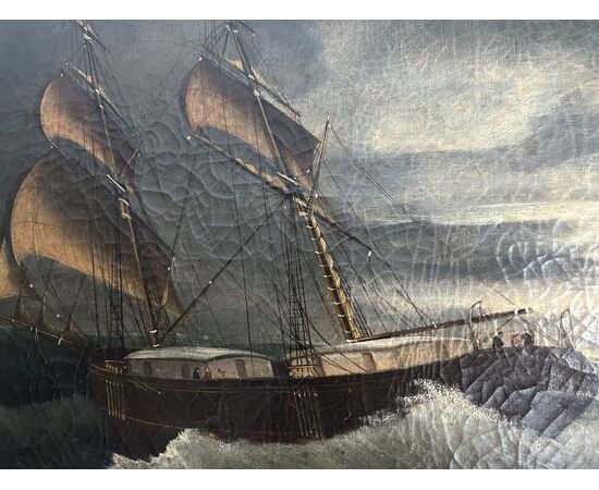 Quadro navale dell'Ottocento
