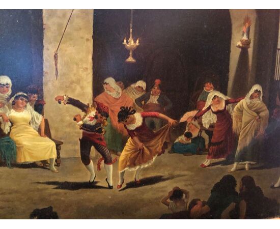 Scena di ballo dell'Ottocento