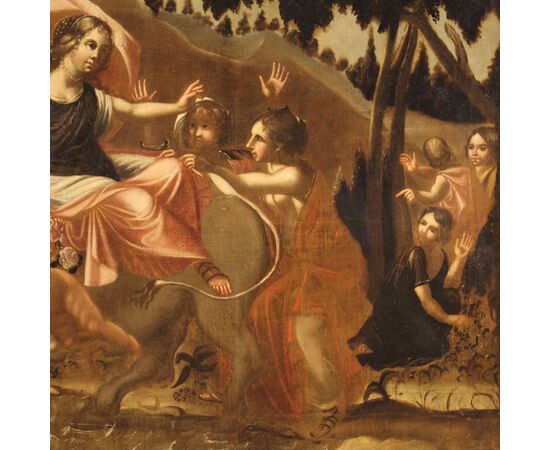 Dipinto italiano mitologico del XVII secolo, Ratto di Europa