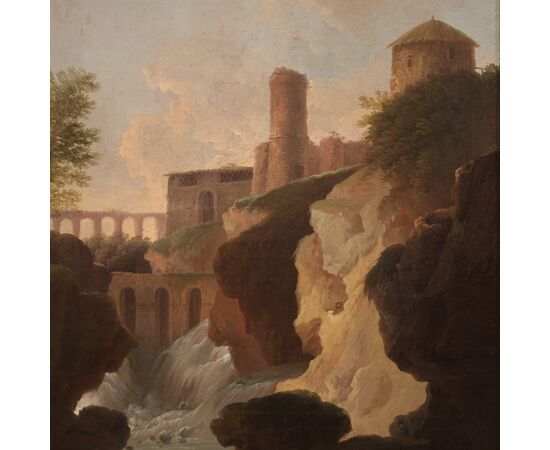 Great landscape painting from the second half of the 18th century