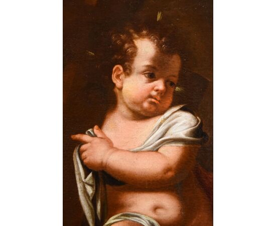 Gesù infante con la croce, Sebastiano Savorelli (Forlì 1667 - Bologna 1722) Attribuibile a