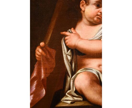 Gesù infante con la croce, Sebastiano Savorelli (Forlì 1667 - Bologna 1722) Attribuibile a