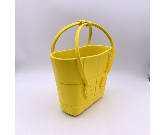 BOTTEGA VENETA Borsa Shopper in Plasticaa Col. Giallo Arco S