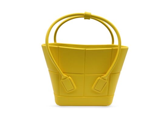 BOTTEGA VENETA Borsa Shopper in Plasticaa Col. Giallo Arco S