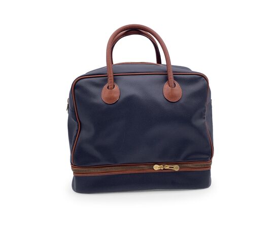BOTTEGA VENETA Borsa a Mano Vintage in Tela Col. Nero Marco Polo L