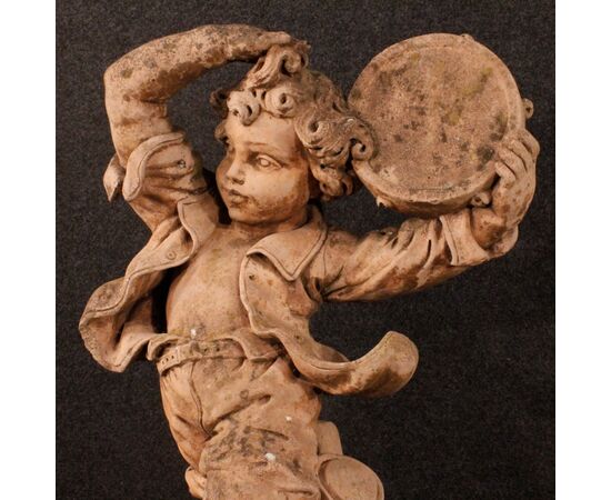 Great 20th century sculpture of a dancing child