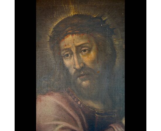 Dipinto antico Volto di Cristo