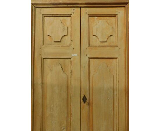 pts437 n.13 doors with poplar frame mis. max 137 x 223cm     