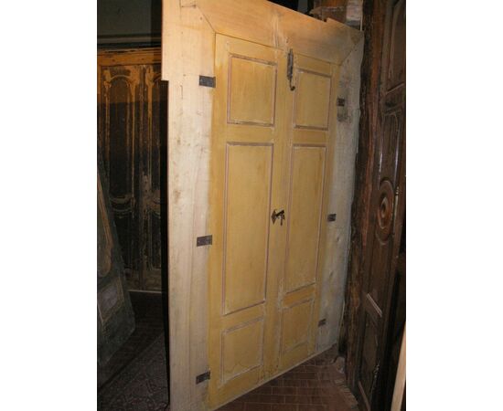 pts437 n.13 doors with poplar frame mis. max 137 x 223cm     