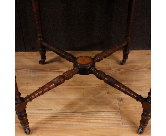 Octagonal inlaid table from the ‘20