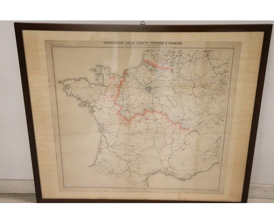 Quattro carte geografiche antiche Guerra Franco-Tedesca 1870-71 PREZZO TRATTABILE