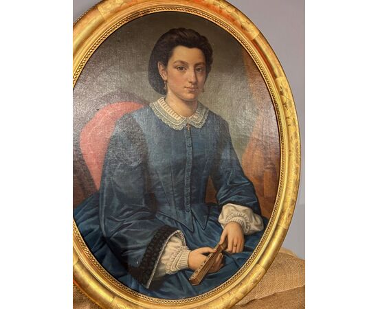 Ritratto di una donna dell'Ottocento