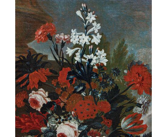 Karel Van Vogelaer, detto Carlo dei fiori (1653-  1695),  Vaso di fiori