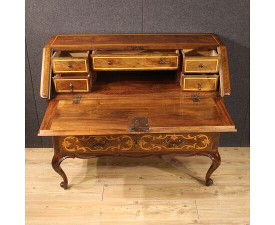 Large bureau in inlaid wood from the 20s