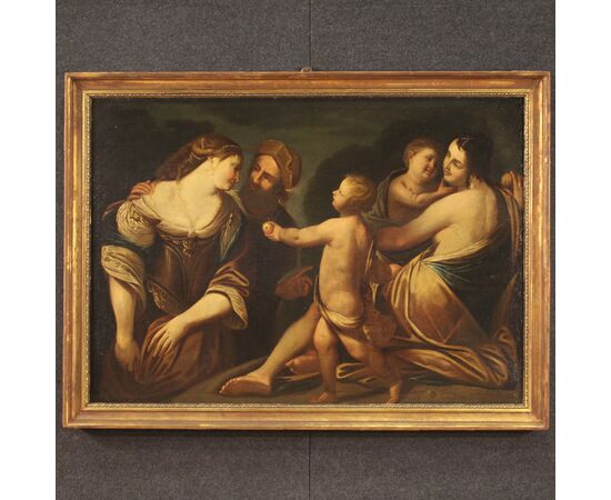 Grande dipinto mitologico della seconda metà del XVII secolo