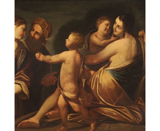 Grande dipinto mitologico della seconda metà del XVII secolo