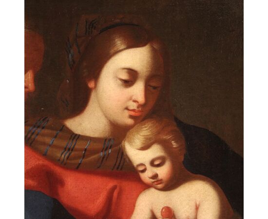 18th century religious painting, Holy Family