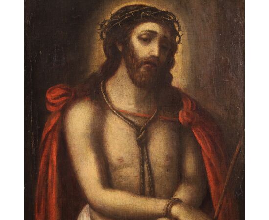 Religious painting from the 17th century, Christ Ecce Homo