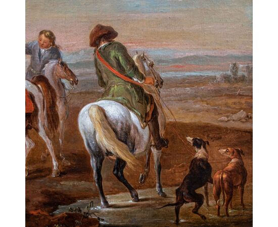 Cerchia di Philipp Ferdinand de Hamilton (1664-1750), Scene di caccia