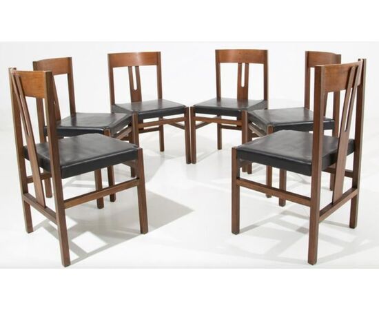 Titina Ammannati & Giampiero Vitelli for Rossi di Albizzate Dining Chairs, 1970s, Set of 6