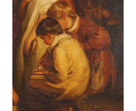 Dipinto di David Wilkie Scena di Interno con Figure 1817