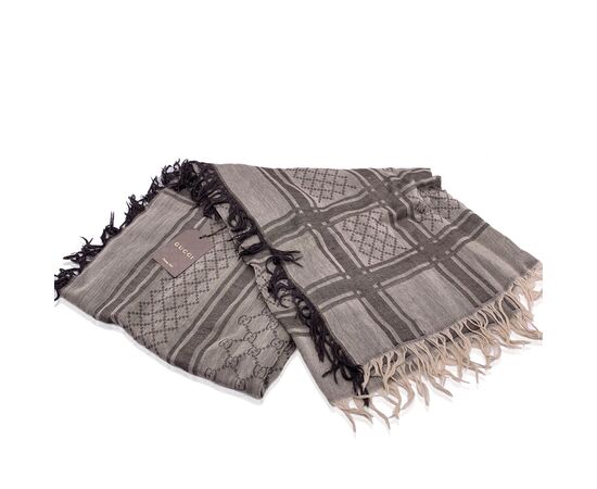 GUCCI Foulard in Seta Col. Marrone Scialle