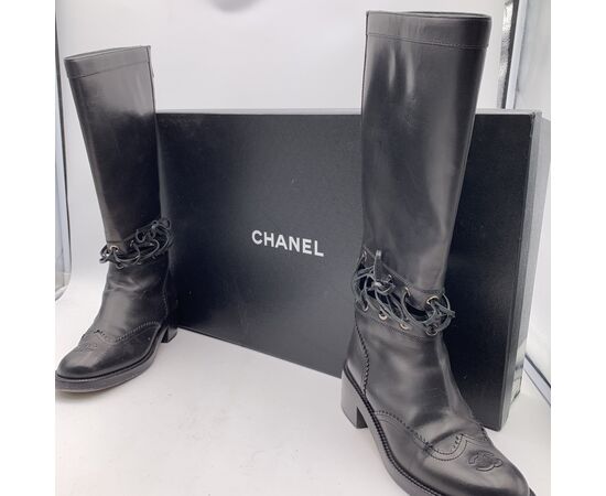 Chanel Stivali in Pelle Col.