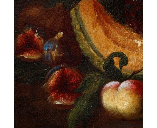XVII secolo, Scuola Romana ,Nature morte con frutta