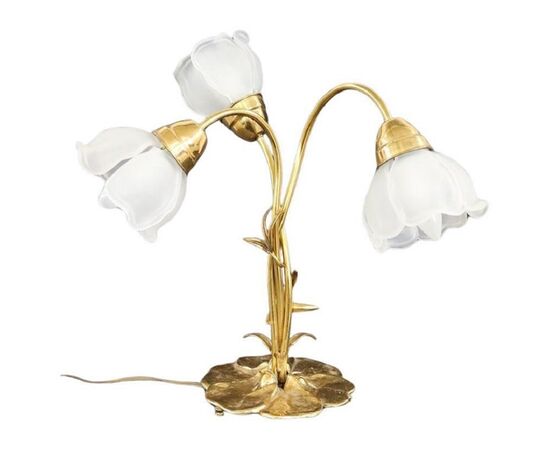 Raffinata lampada da tavolo in stile Art Nouveau anni'80 PREZZO TRATTABILE