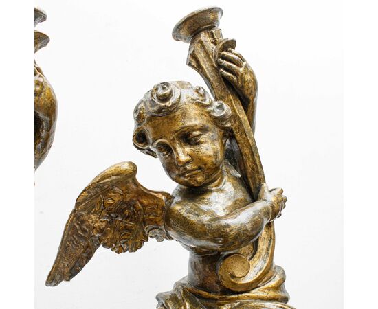 XVIII secolo, Coppia di angeli portacero 