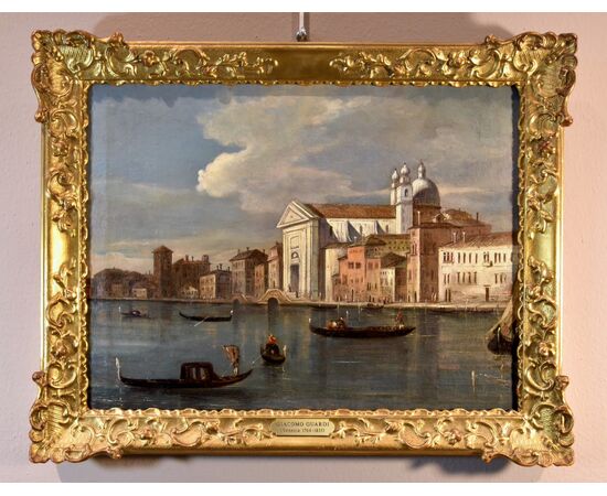 Venezia con il Canale della Giudecca e la Chiesa dei Gesuati, Giacomo Guardi (Venezia, 1764 – Venezia, 1835)
