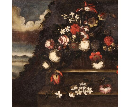 Still life painting from the first half of the 18th century
