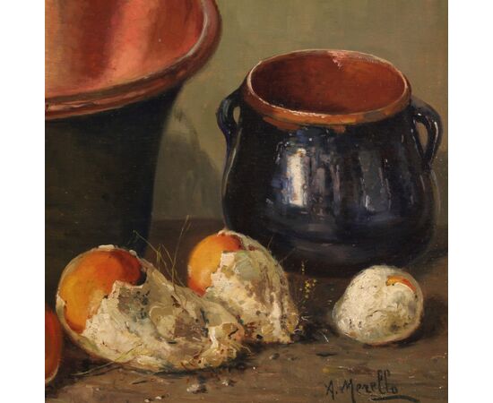 Great signed painting still life from the mid 20th century