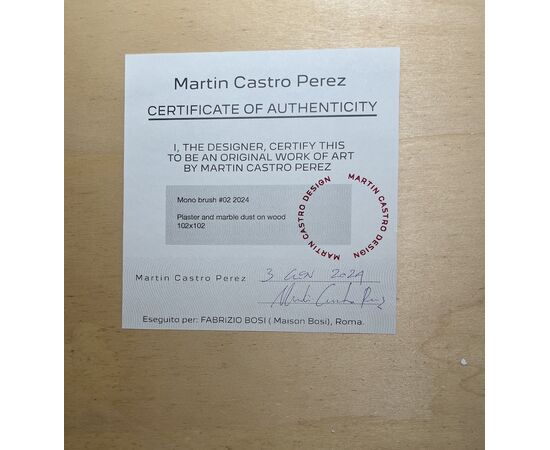 Quadro decorativo bianco e nero - Martin Castro Perez