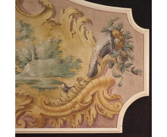 Dipinto italiano tempera della seconda metà del XVIII secolo