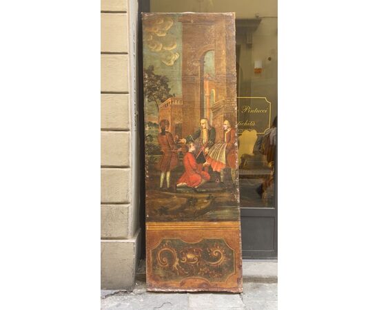 Gruppo di cinque pannelli XVIII secolo, Veneto