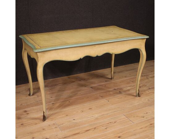 Great Louis XV style lacquered writing desk