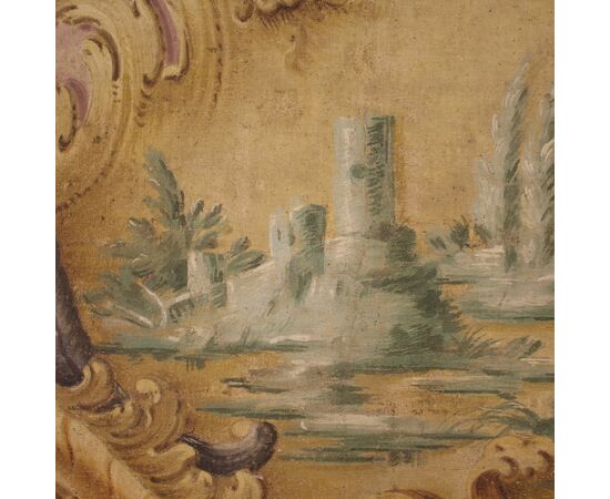Dipinto italiano tempera della seconda metà del XVIII secolo