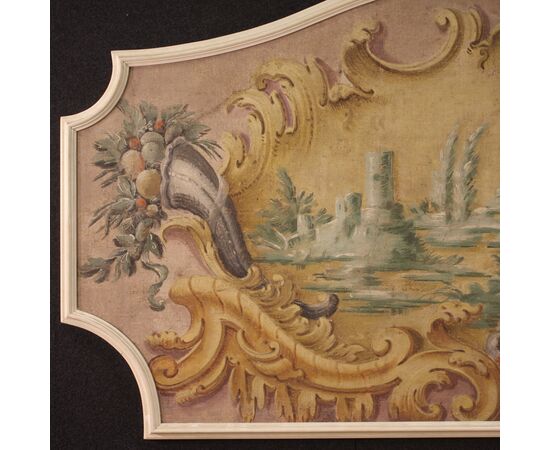 Italian painting tempera from the second half of the 18th century