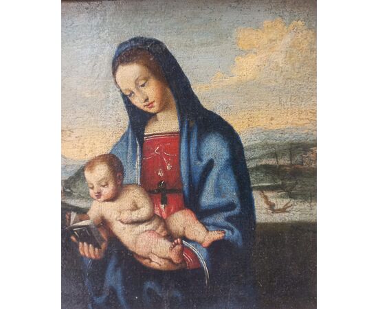Madonna con Bambino in doppio paesaggio