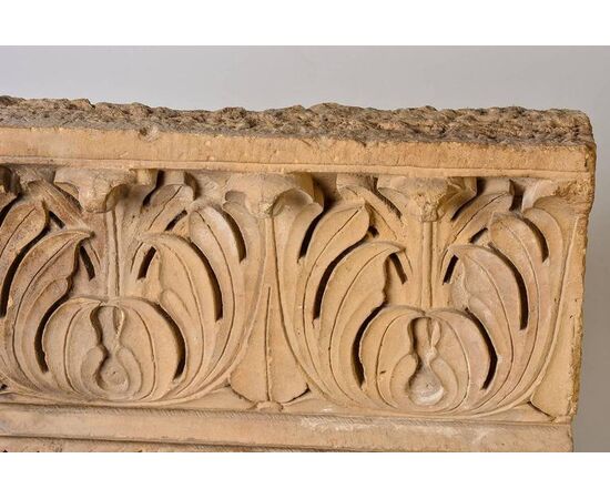 Antique Architectural Mogul Stone Panel     