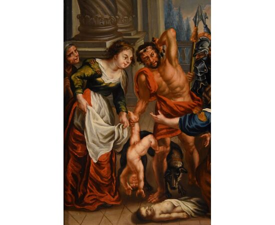 Il Giudizio di Re Salomone, Cerchia di Peter Paul Rubens (Siegen 1577 - Anversa 1640)