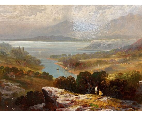 Paesaggio con Lago, Inghilterra dell'Ottocento