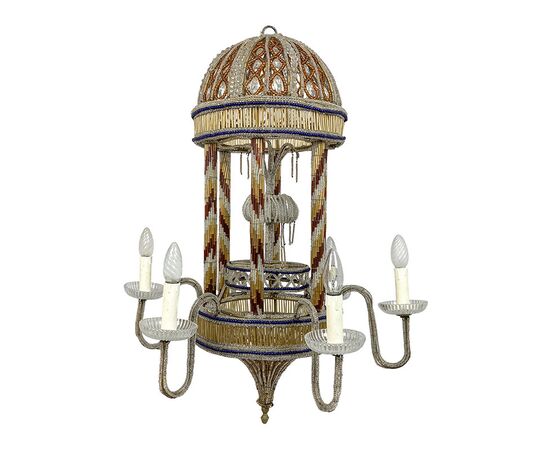 Lanterna orientale in vetro di Murano, prima metà del XX secolo