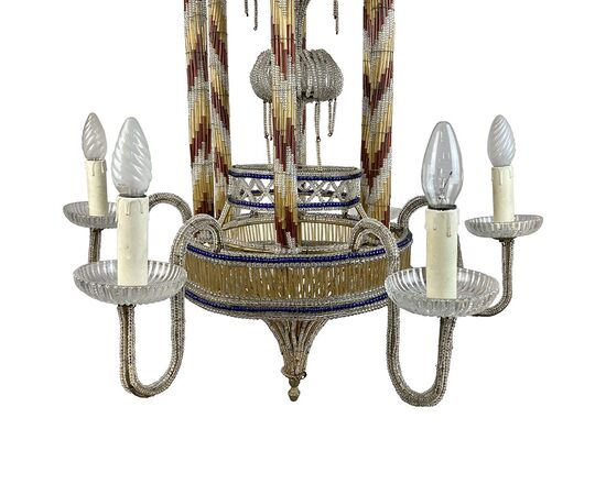 Lanterna orientale in vetro di Murano, prima metà del XX secolo