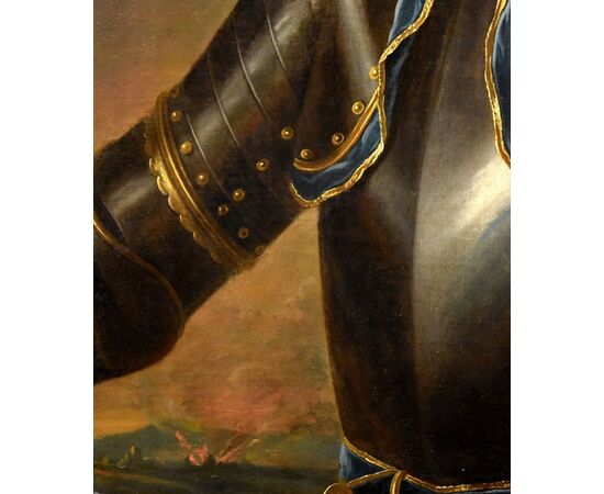 Ritratto di gentiluomo in armatura da cavaliere, Atelier di Jean-Marc Nattier (Parigi 1685 – Parigi 1776)