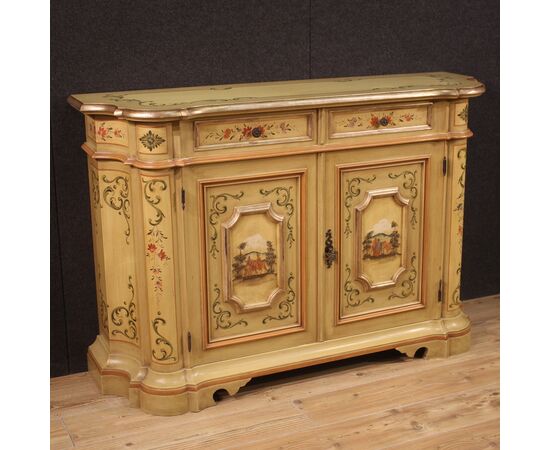 Venetian lacquered sideboard from the 20th century