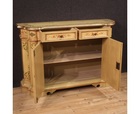 Venetian lacquered sideboard from the 20th century