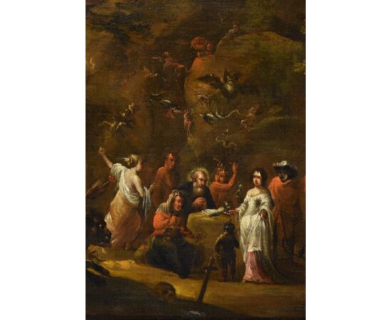 Le Tentazioni di Sant’Antonio, David Teniers il Giovane (Anversa, 1610 - Bruxelles, 1690) Bottega di